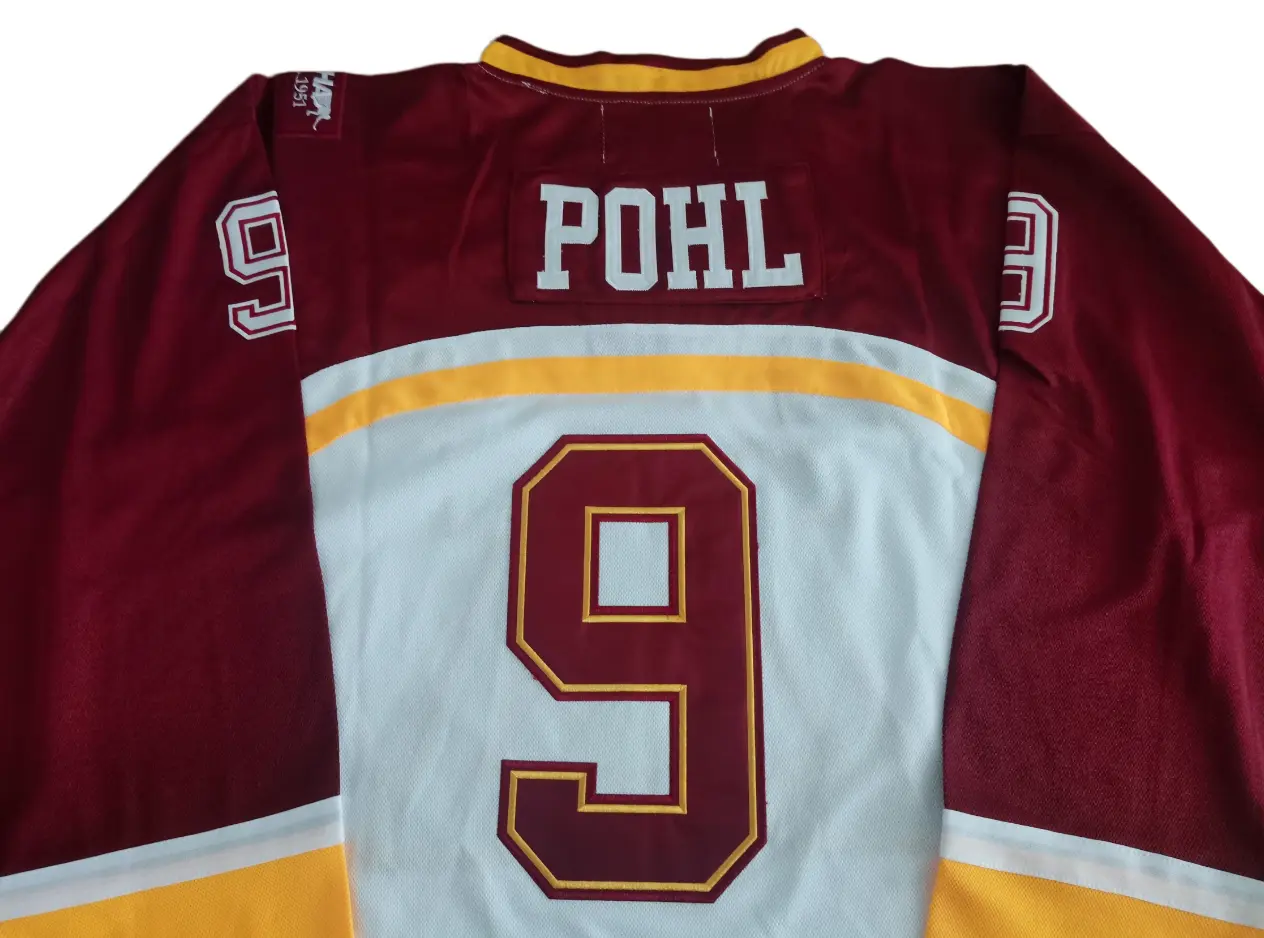 Nike Minnesota Golden Gophers Pohl 9 Jersey Review: National Championship Legacy Close-up of the tackle twill nameplate and number 9