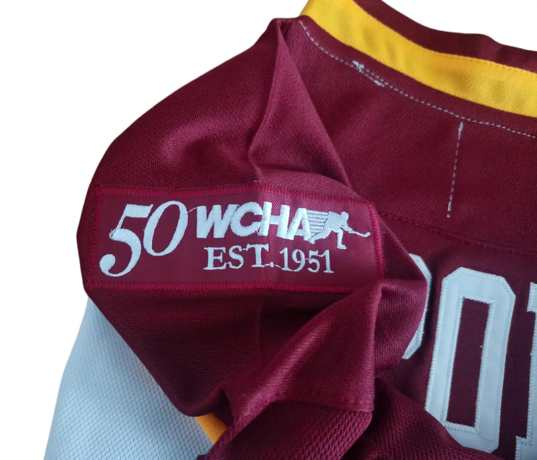 Nike Minnesota Golden Gophers Pohl 9 Jersey Review: National Championship Legacy Detailed sleeve numbering and fabric texture