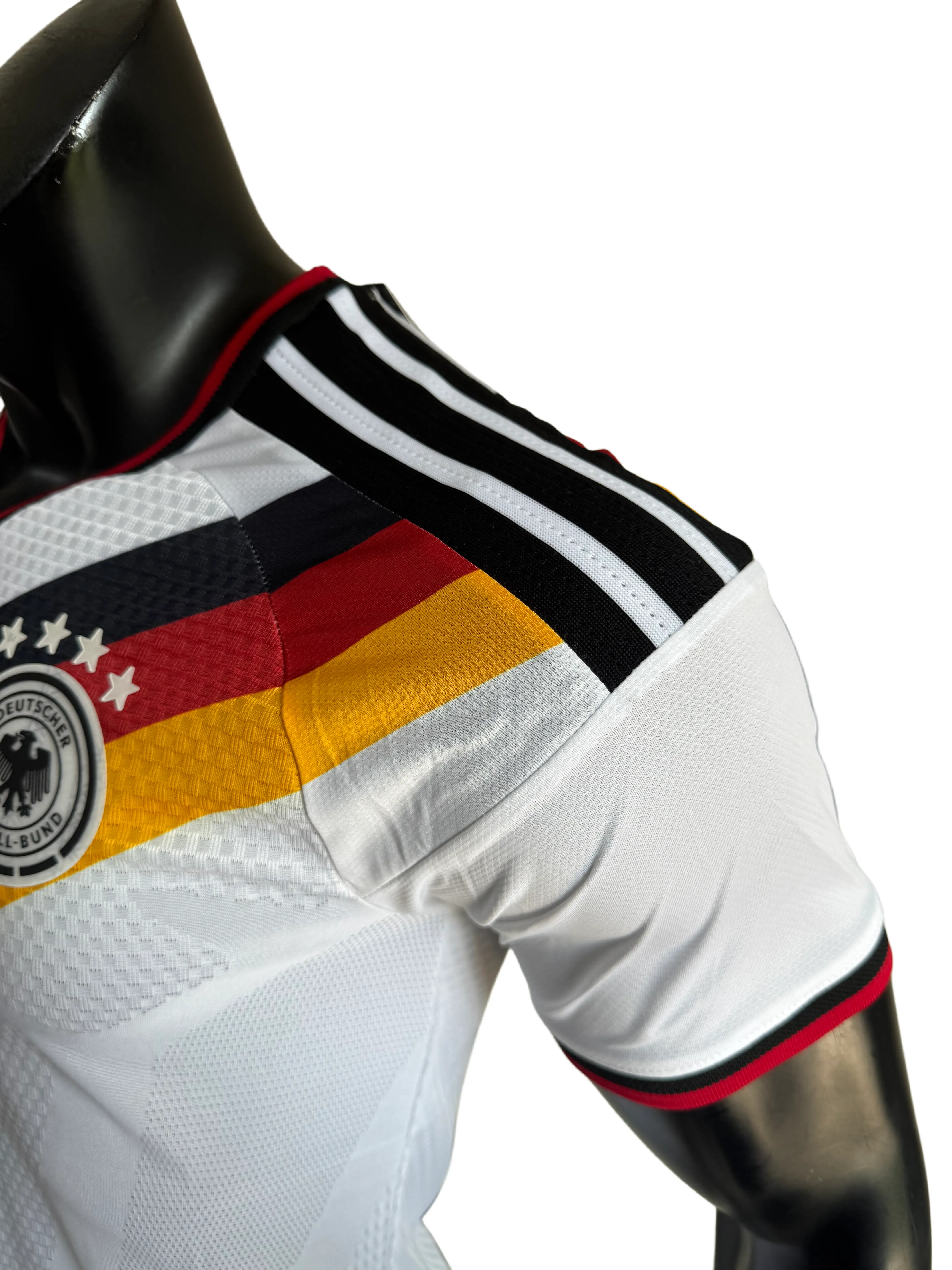 adidas germany 2026 home authentic jersey shoulder stripe construction