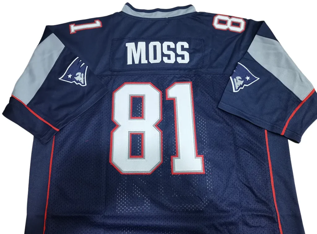 Breathtaking Mitchell Ness New England Patriots Randy Moss 2007 Legacy Jersey Review mitchell ness new england patriots randy moss 2007 legacy jersey back moss 81 tackle twill detail