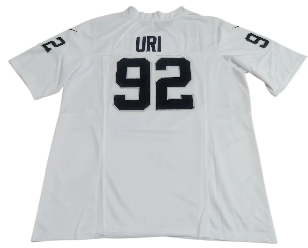 nike las vegas raiders white game jersey full back layout