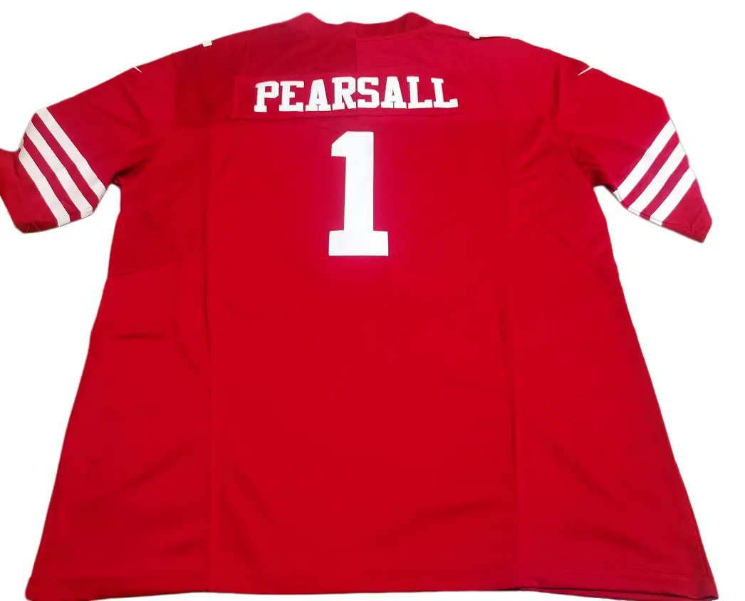 Nike Mens Red San Francisco 49ers Jersey Review - Full back view