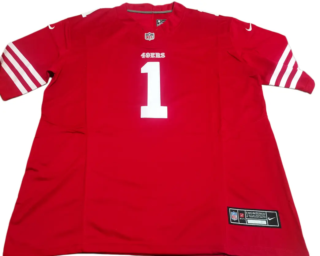Nike Mens Red San Francisco 49ers Jersey Review - Full front layout