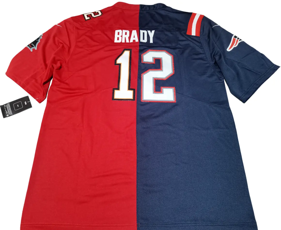 nike tom brady split patriots buccaneers jersey full back layout