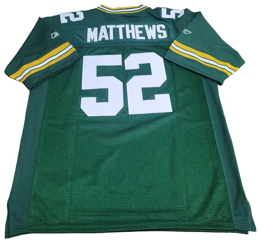 Breathtaking Reebok Green Bay Packers Clay Matthews Super Bowl XLV Jersey Review Reebok Green Bay Packers Clay Matthews Super Bowl XLV Jersey Review - Full back view