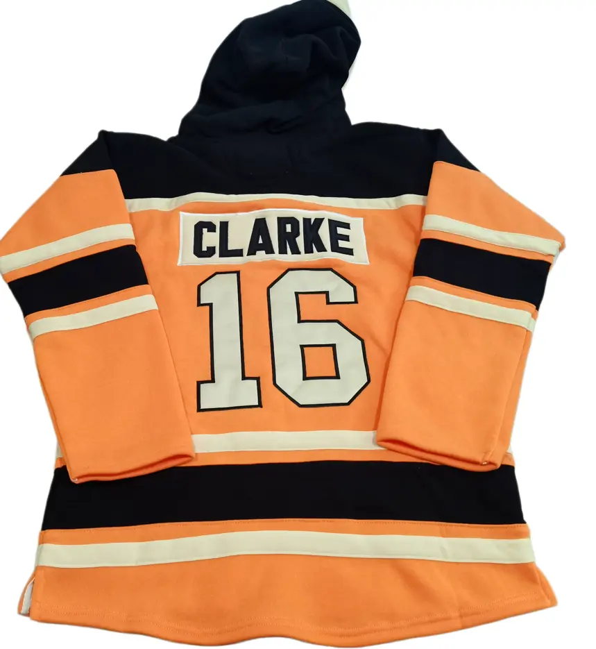 Philadelphia Flyers 47 Vintage Superior Lacer Hoodie Review: #46 Clarke flyers 47 vintage lacer hoodie clarke back