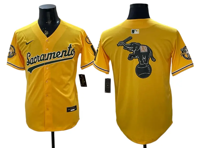 nike oakland athletics alternate gold jersey review sacramento