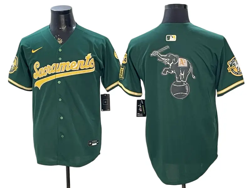 nike oakland athletics sacramento elephant logo jersey review 2026 edition