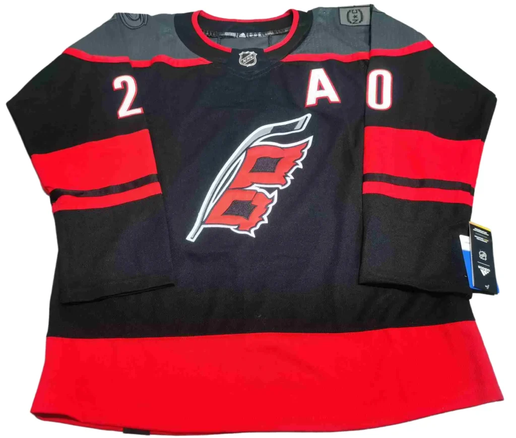 youth carolina hurricanes sebastian aho black home replica player jersey review nameplate