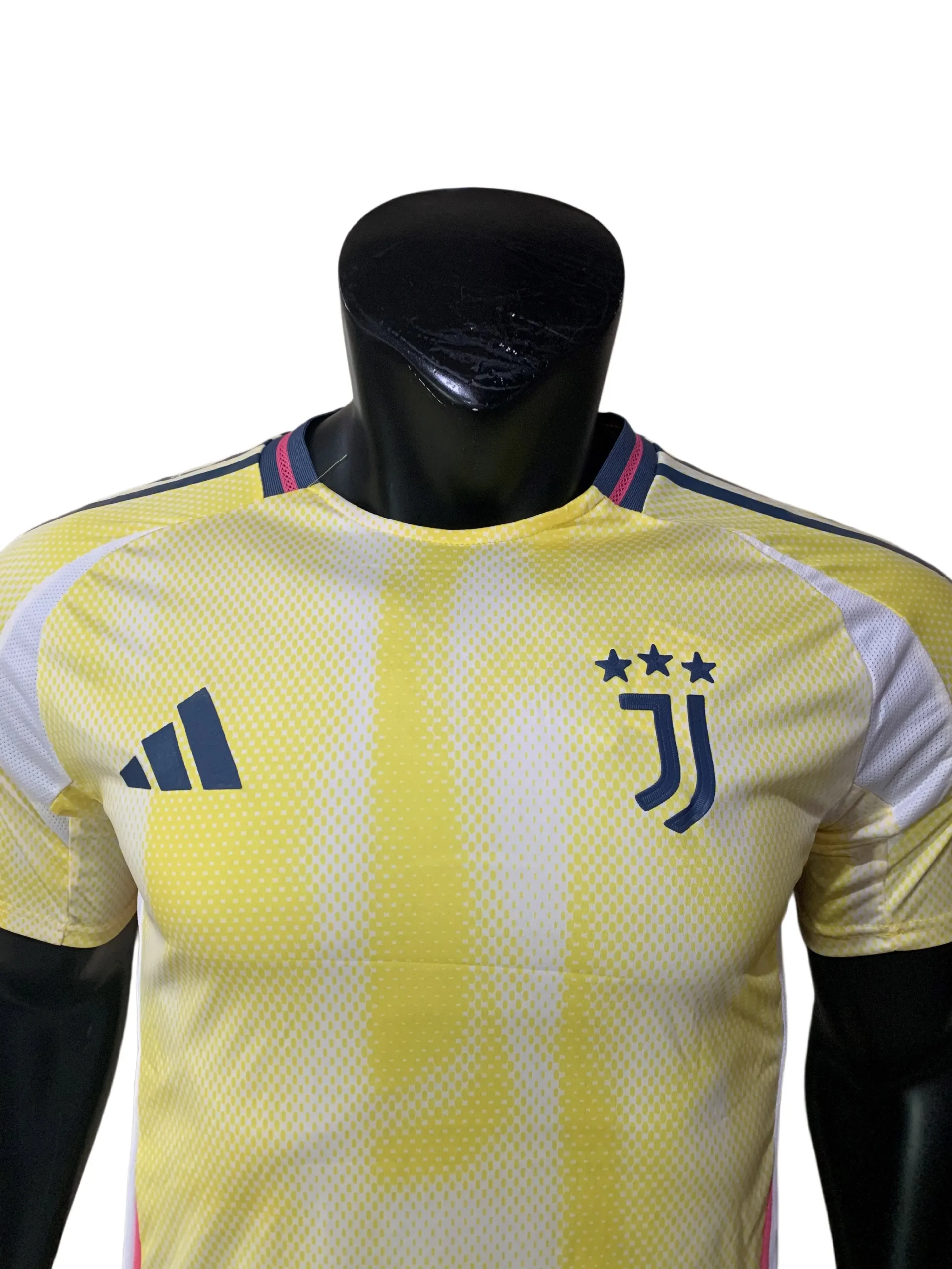 Adidas Juventus 2024/25 Away Jersey Review: A Solar Yellow Masterpiece Juventus 2024/25 Away Kit Chest Logos