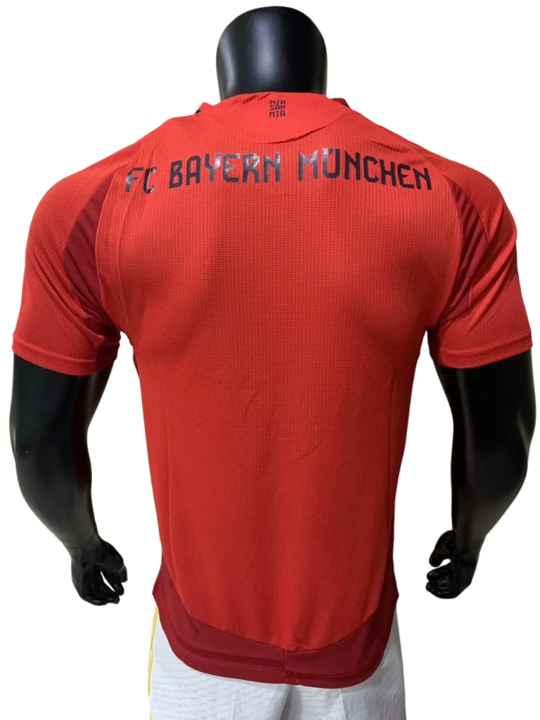 Adidas FC Bayern Munich 2024-25 Home Jersey Review: The Monochromatic Menace bayern munich 2024 home shirt back view