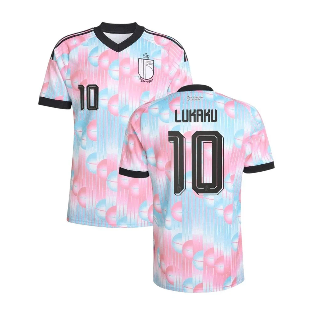 wrong number printing on belgium 2026 away shirt